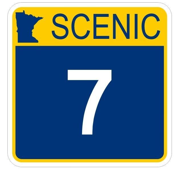 Minnesota Scenic State Highway 7 Sticker Decal