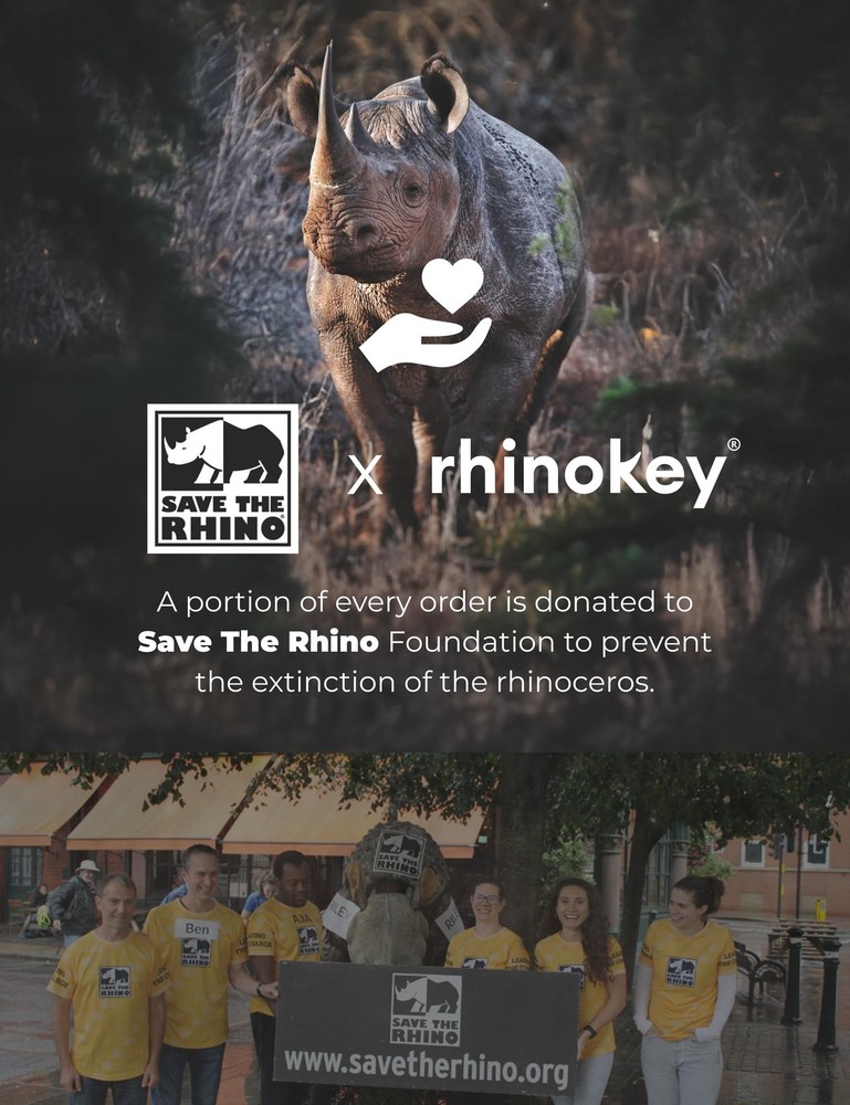 Rhinokey Wallet Tracker Card for Android - Slim, Rechargeable, IP68 Waterproof