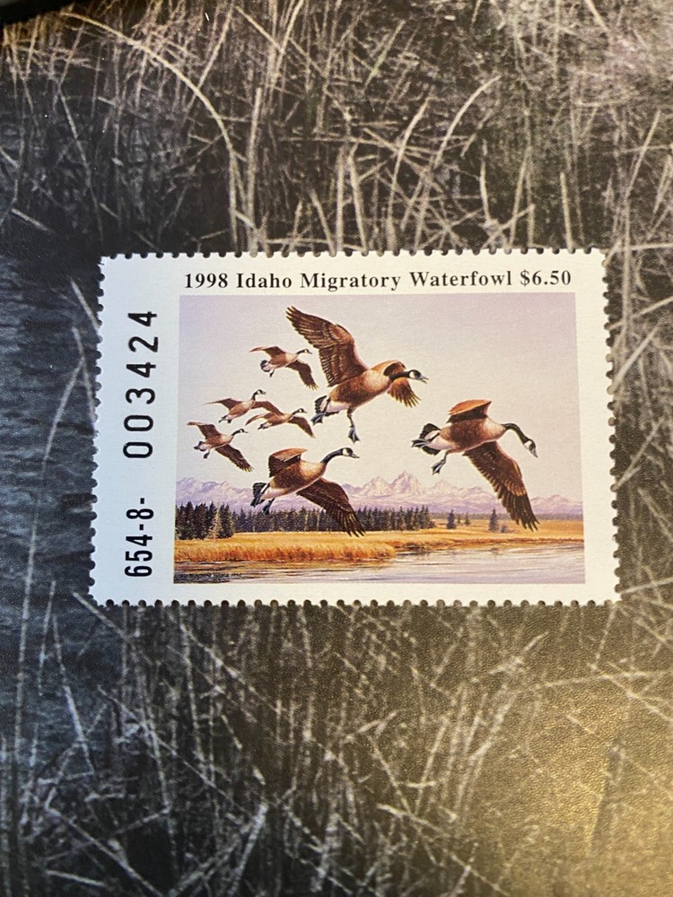 1998 Idaho State Duck Stamp,