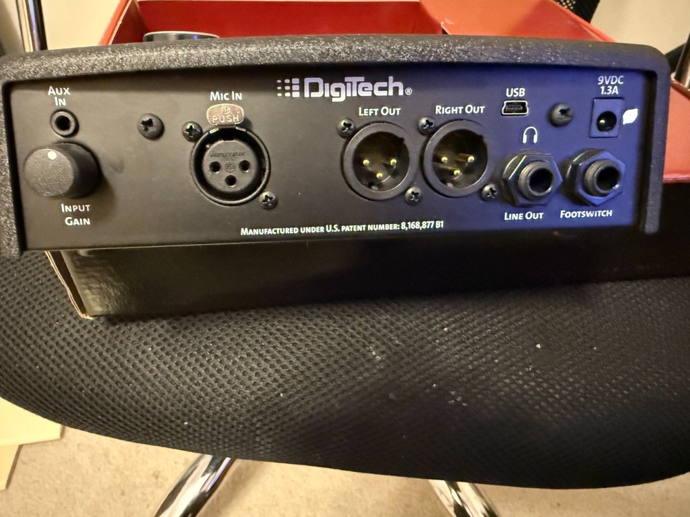 Digitech VLFX Vocalist Live FX Vocal Multi Effects Processor Pedal + PSU