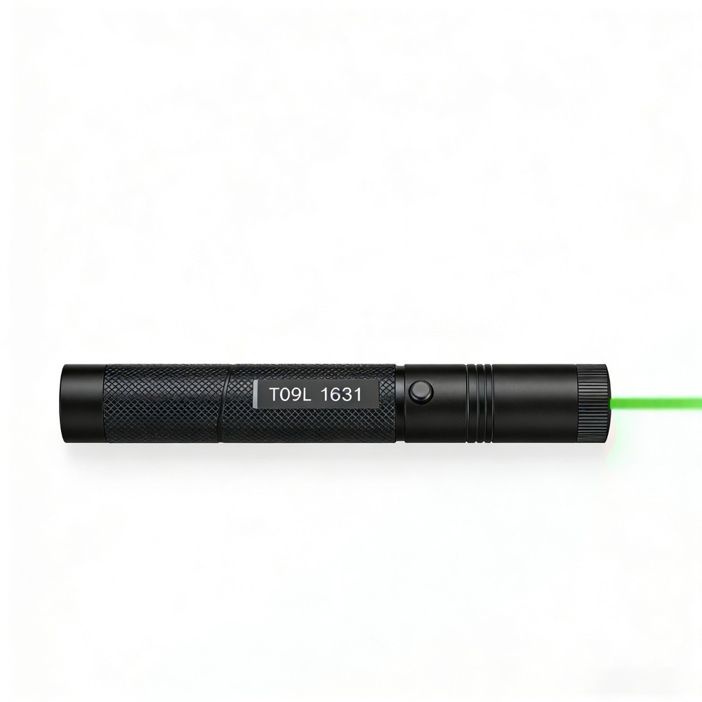 Green Light Laser Pointer Rechargeable Flashlight Cat Toy Adjustable Focus