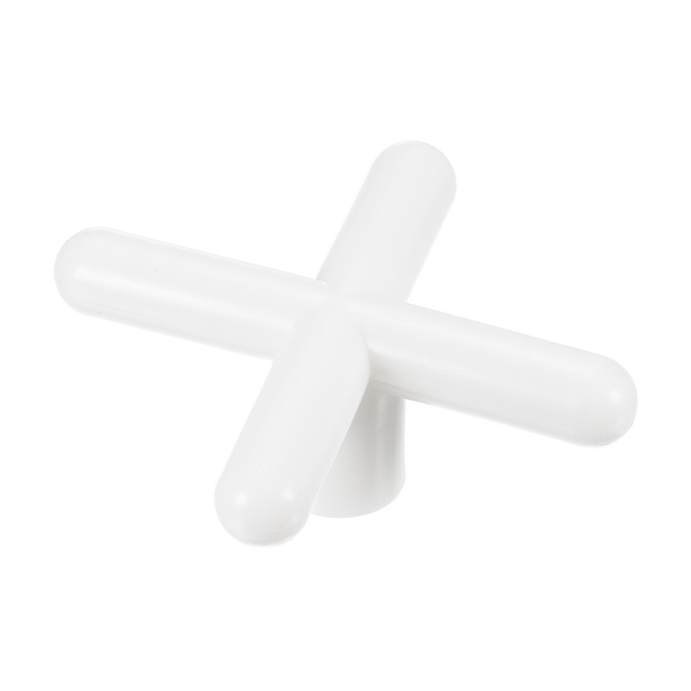 Billiard bridge head, plastic cross for billiard table, white