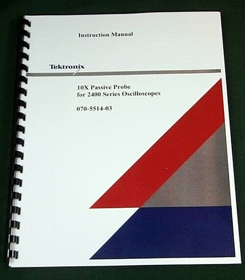 Tektronix P6131 Instruction Manual: Comb Bound & Protective Covers