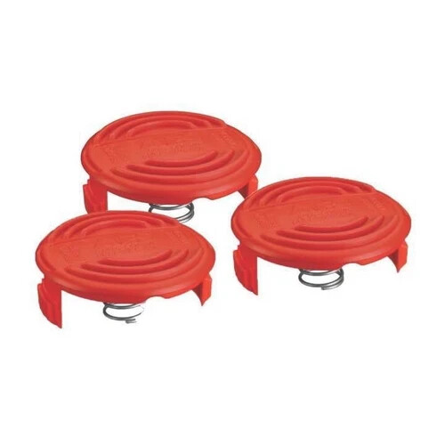 Replacement Spool Cap and Spring for AFS Trimmer Black&Decker RC-100-P - 3 Pack