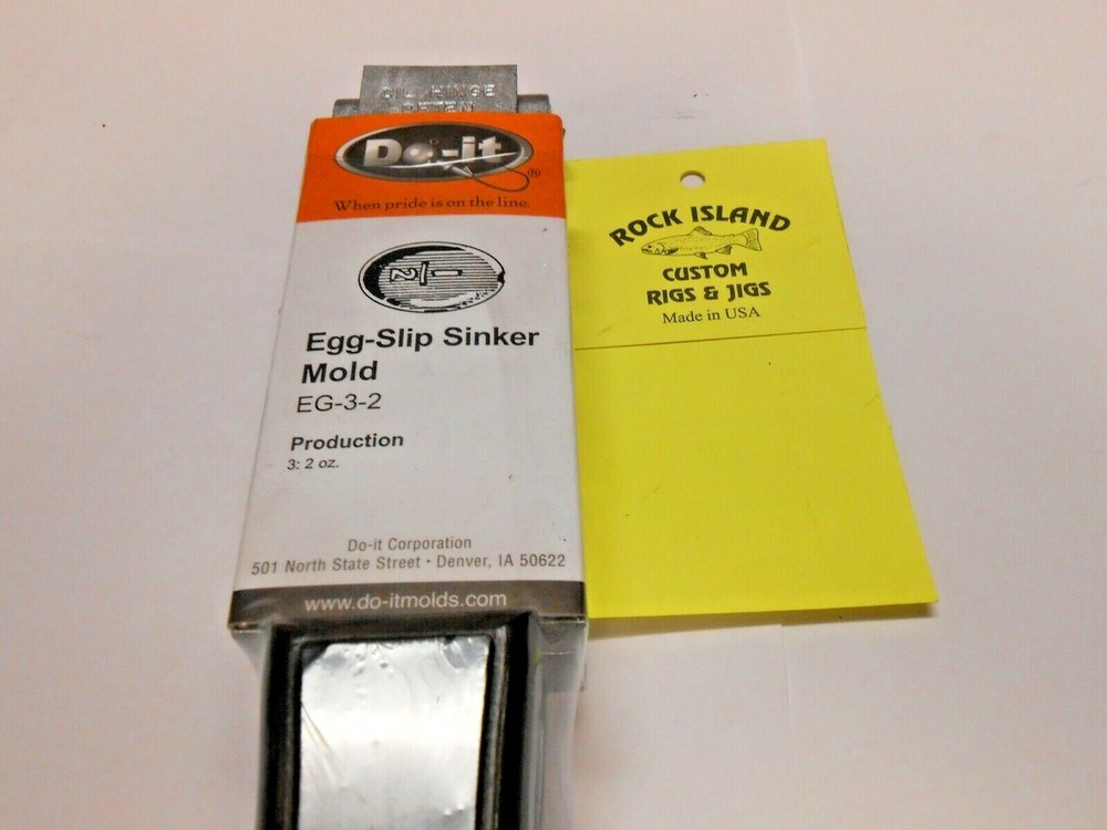 3252 DO-IT EGG SINKER MOLD 2 oz  Free Shipping