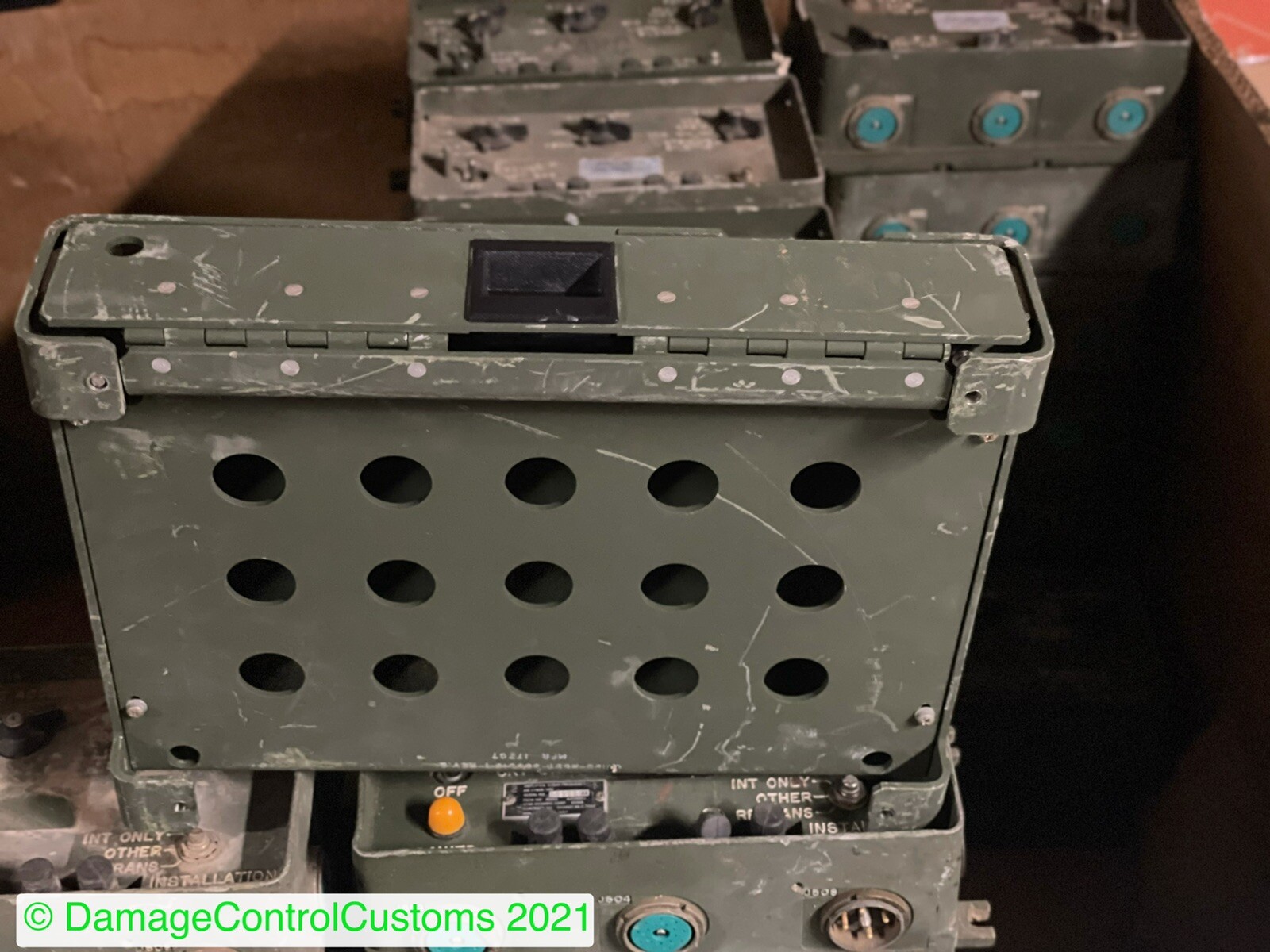 Blue Force Document Storage For Radio Deck, HUMVEE HMMWV M998 M1123 M1097 LMTV