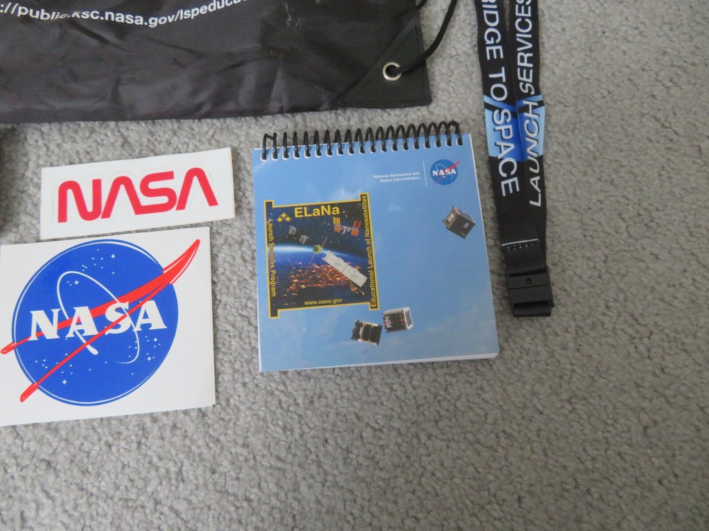 NASA Launch Services Program OFFICIAL Lanyard Decal, Backpack, Playing Cards lot