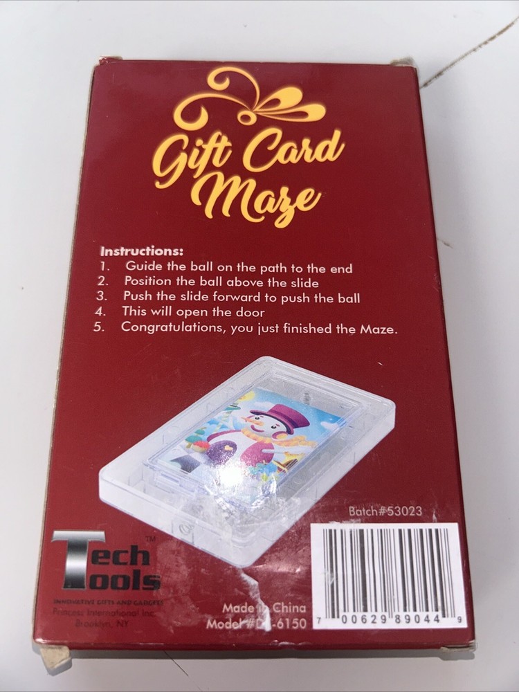 Gift Card Maze