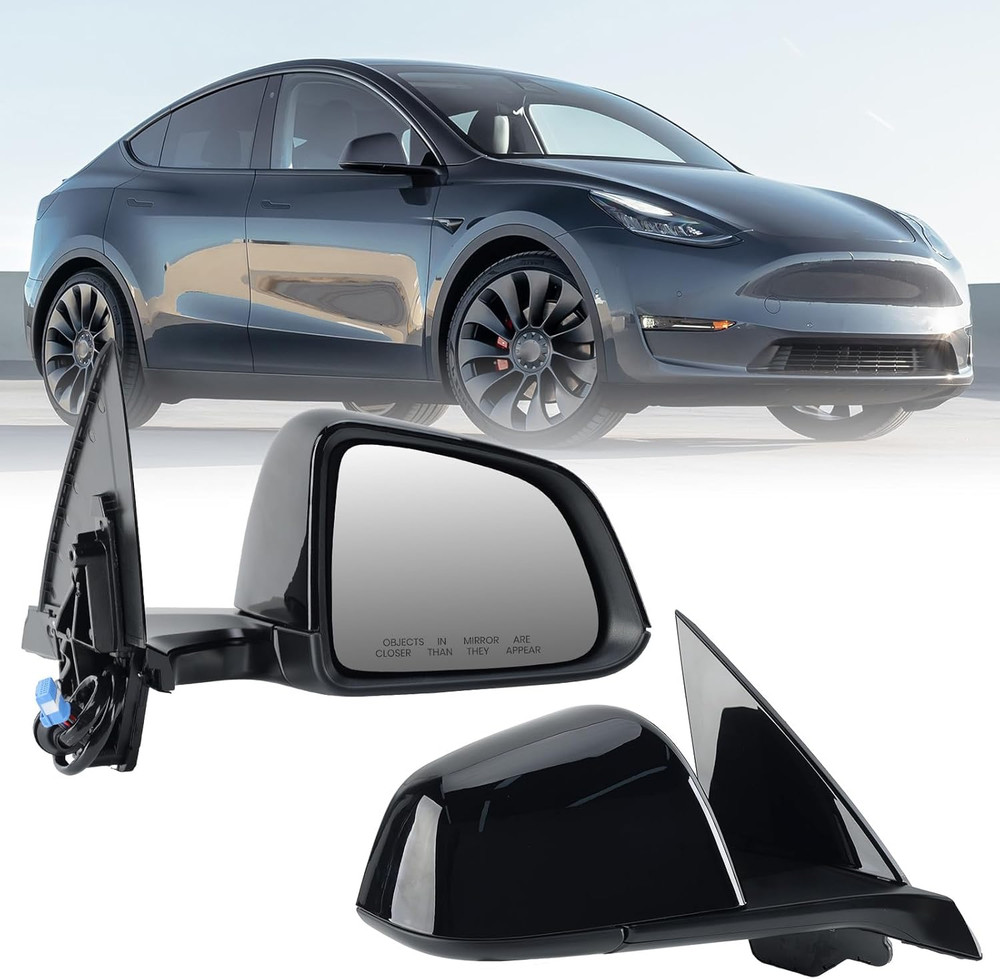 Right Passenger Side Mirror Compatible with Tesla Model Y 2020-2024 Replacement