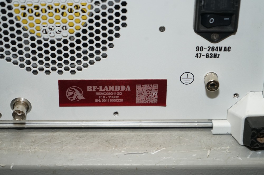 ^ RF-LAMBDA REMC08G11GD 8-11GHz Wide Band Solid State EMC Power Amplifier "READ"