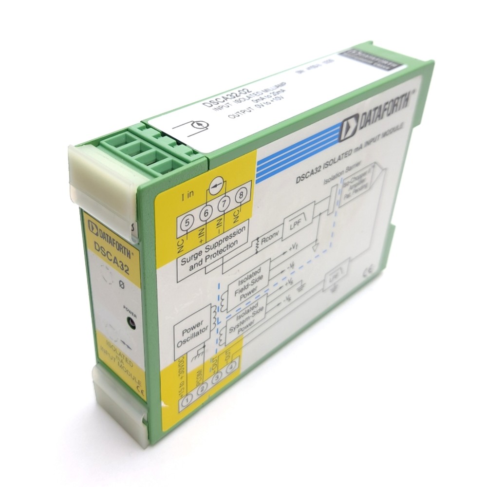 Dataforth DSCA32-02 Analog Current Input Signal Conditioner 0-20mA In 0-+10V Out