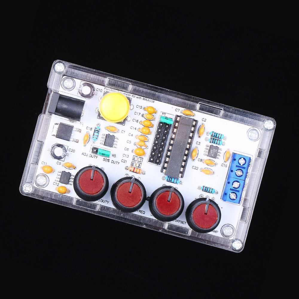 MAX038 Signal Generator DIY Kit 1Hz~20MHz Function Generator Practical Q4L4