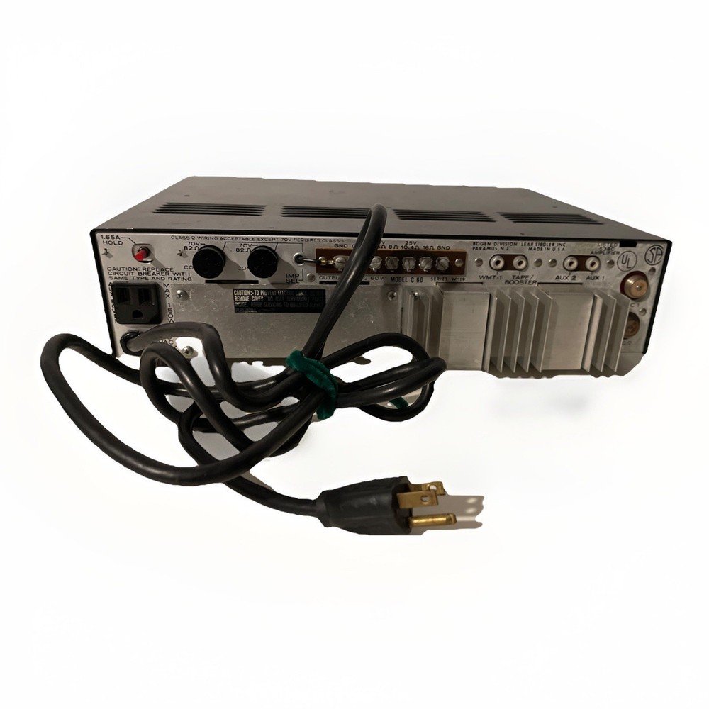 Vintage Bogen Challenger C-60 60W Solid State Mixer-Amplifier