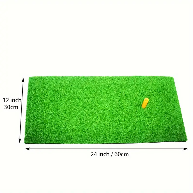 Artificial Turf Golf Practice Mat Mini Training Pad Tee Home Skill Improvement
