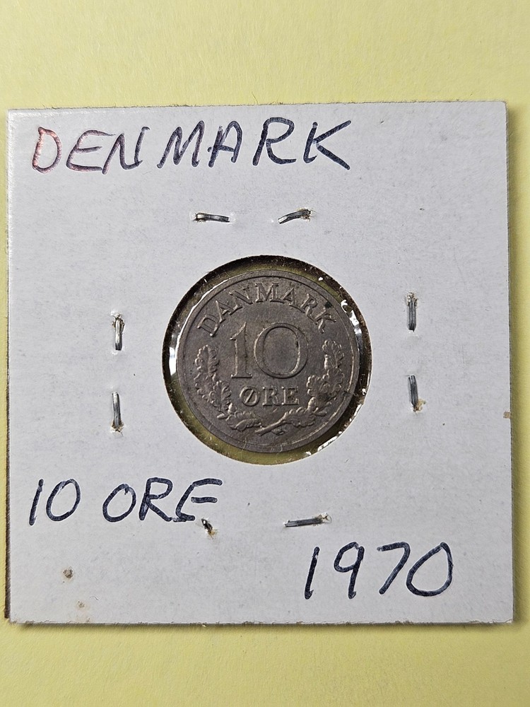 COINS - DENMARK - 10 ORE 1970