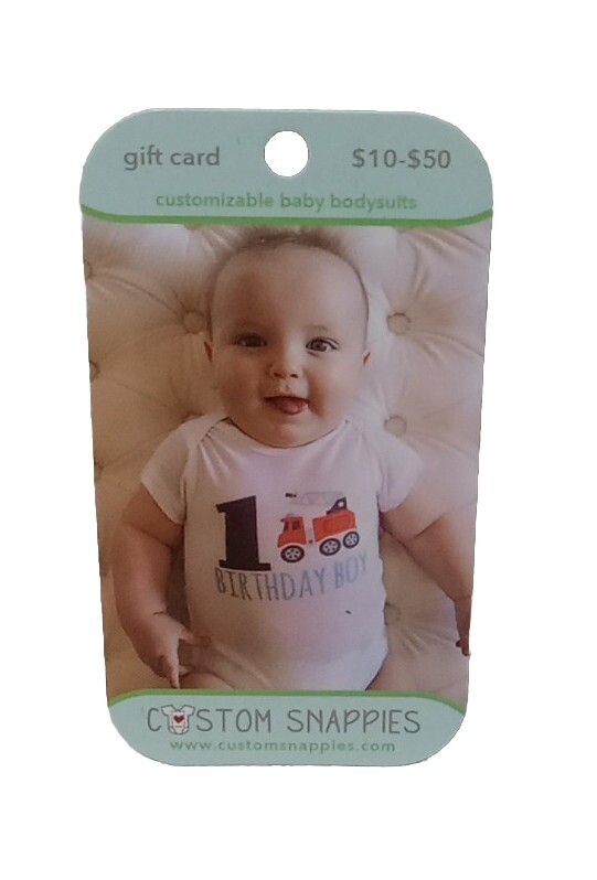 Custom Snappies $50 Gifr Card