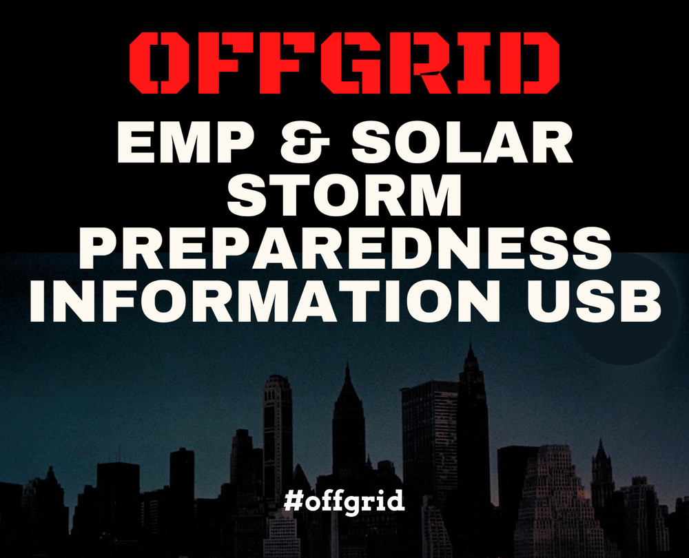 Essential Survival & Prepper Information Library Collection USB - Get Ready