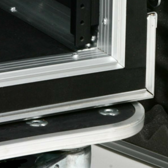 OSP 10 Space Effects Shock Mount ATA Rack Road Case w/Wheels