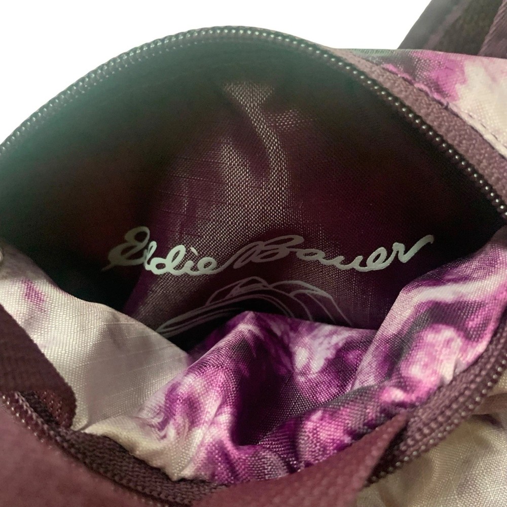Eddie Bauer Stowaway 20L Backpack Packable Purple Daypack Lightweight Camp
