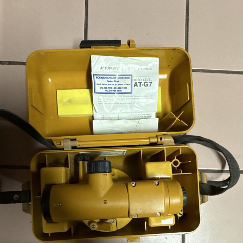 Topcon AT-G7 Optical Automatic Level Pendulum Self-Leveling 24x Magnification