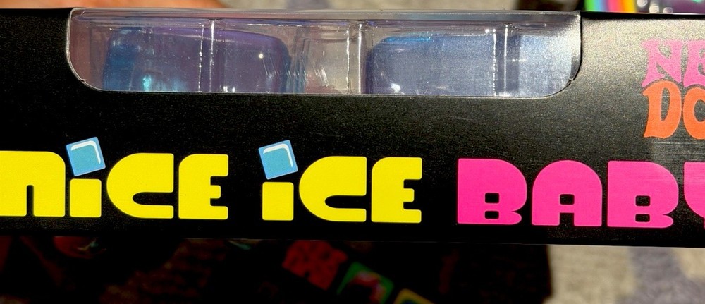 RARE Nee Doh BUNDLE Dream Drop+ Nice Ice Baby+ Nice Cube Super Solid Squish