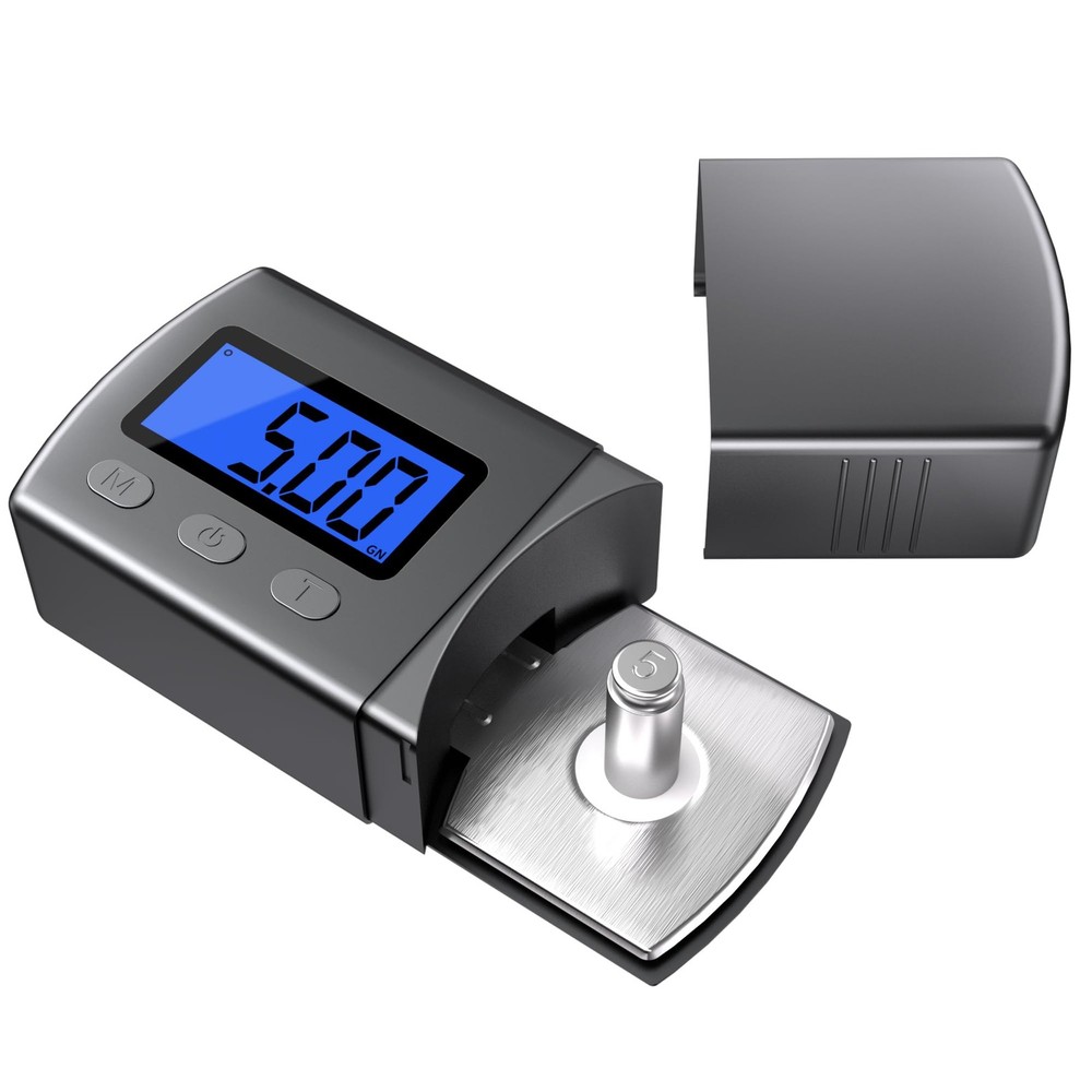 DIGITNOW Digital Turntable Stylus Force Scale Gauge Small, gray