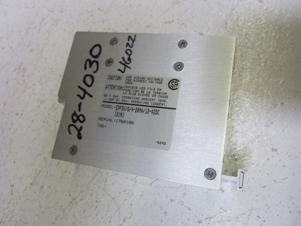 MOORE EPFDX/Q/4-20MA/12-42DC TRANSMITTERUNMP