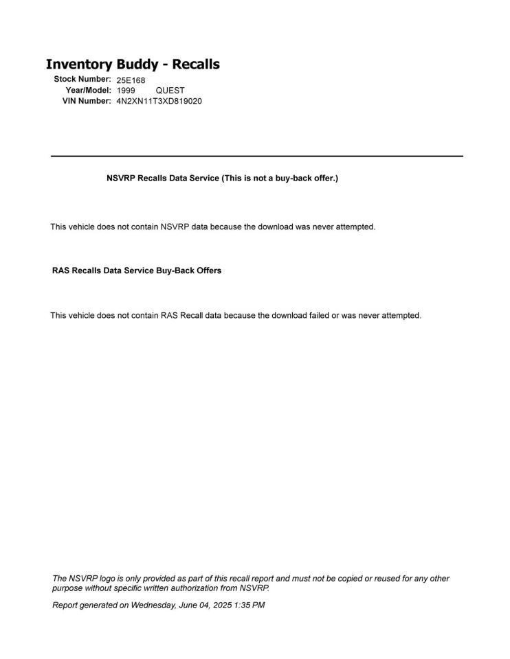 QUEST 1999 High Mounted Stop Light 239440