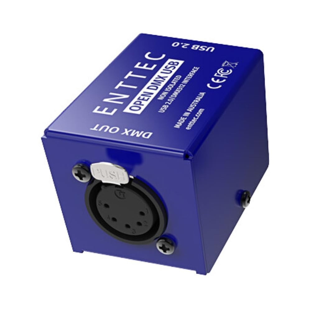 Enttec Open DMX USB 70303 Lighting Interface Controller Widget (Open Source/H...
