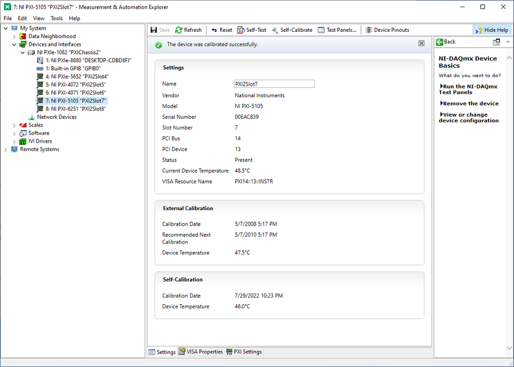 National Instruments PXI-5105 12Bit 60MS/s