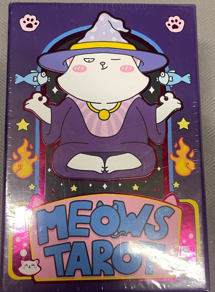 Meow’s Tarot Card Deck with Guidebook 78 Cards for Beginners