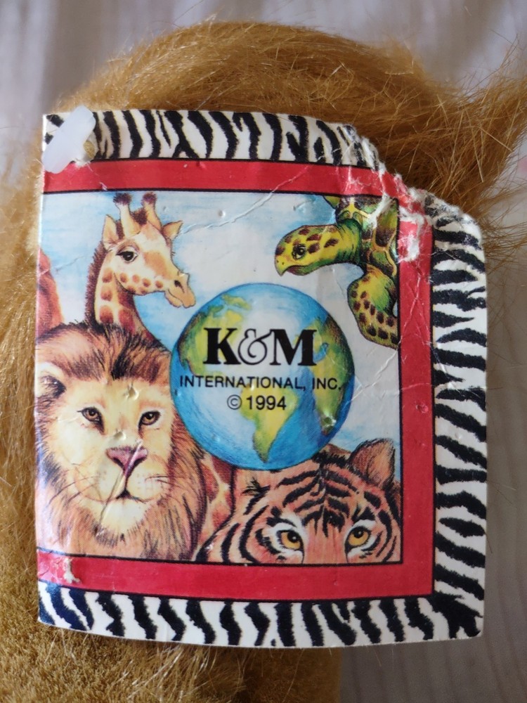 Plush K&M Male Lion 7" From 1994