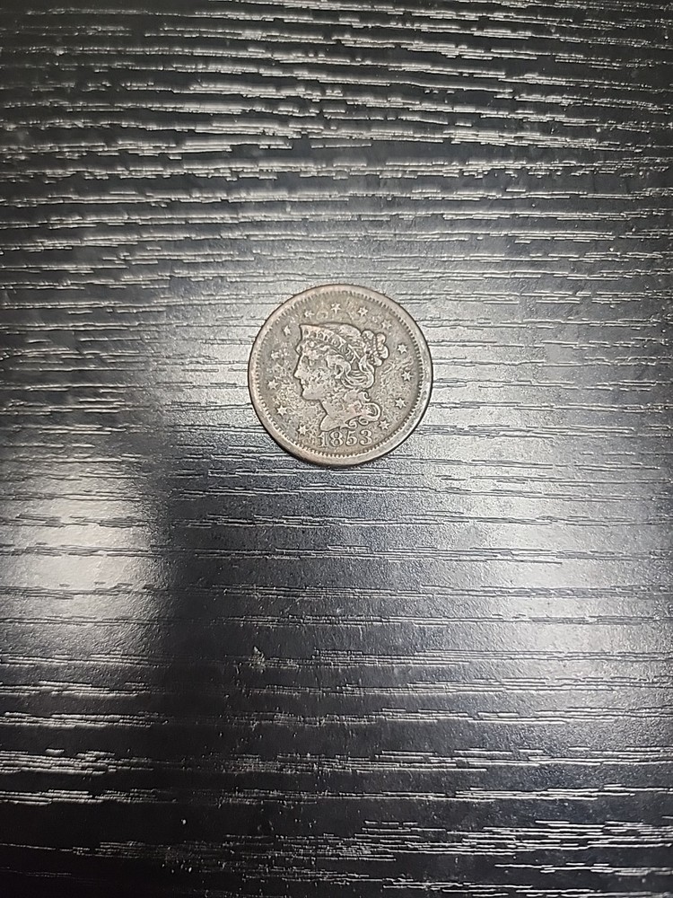 1853 large cent