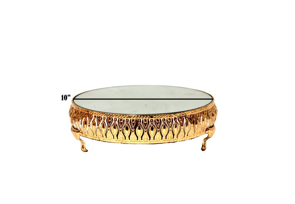 Wedding Cake Stand Mirror Top 3 Pieces Set