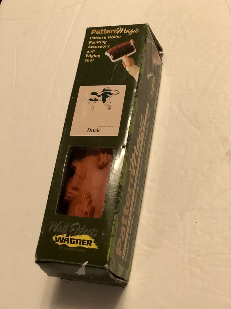 Wagner Paint Roller Pattern Magic Wall Effects Duck Theme Design & Edging Tool