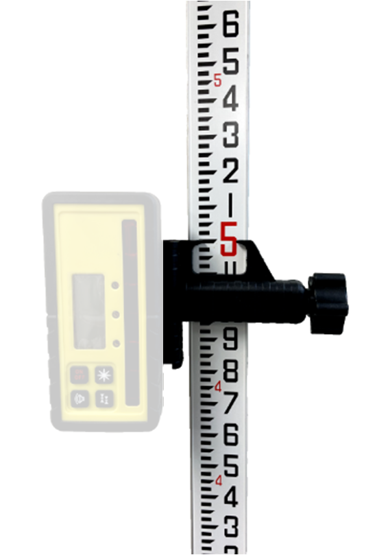 Clamp for Laser Detectors with Built-in Bubble Level