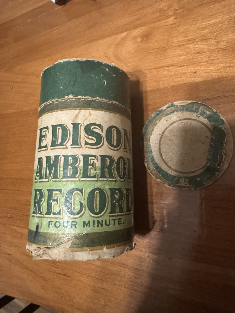 Vintage Edison Blank Phonograph Empty  Record Cylinder