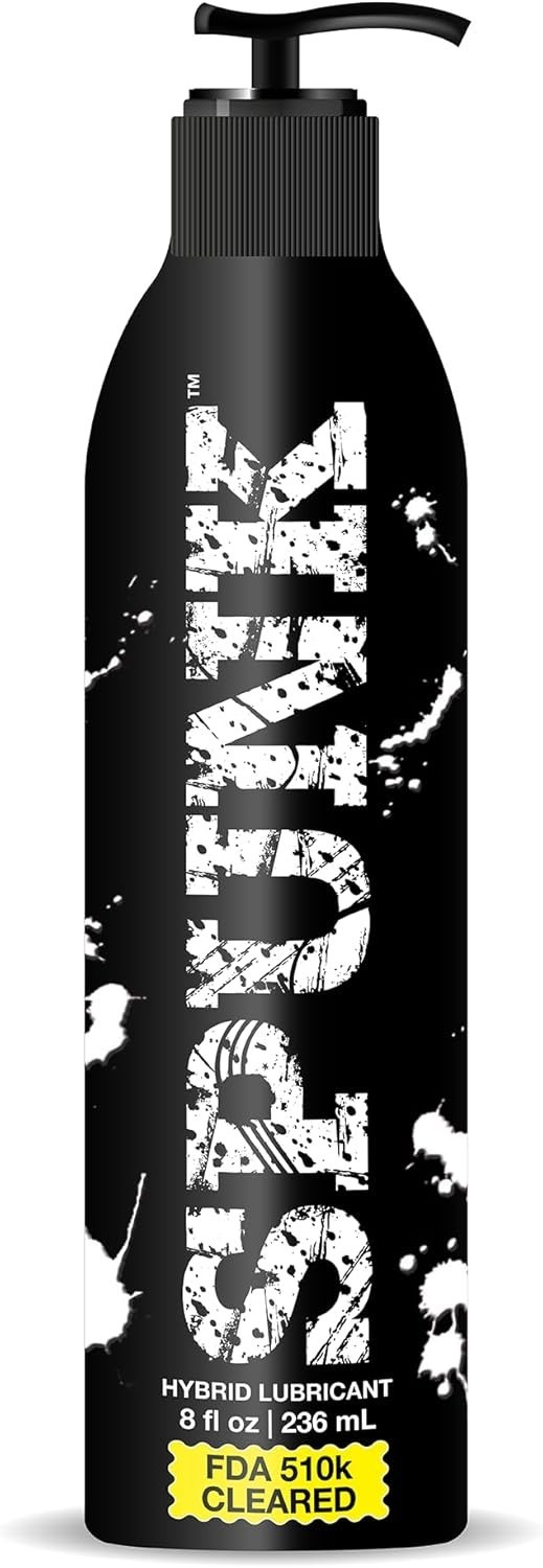 SPUNK Lube Hybrid Lubricant 8oz Water Silicone Based Safe for Toys & Condoms