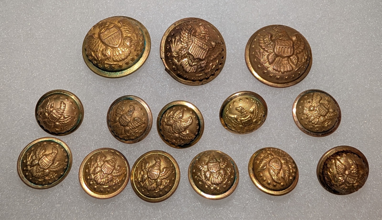Group of 14 Army General Staff Officer's Buttons