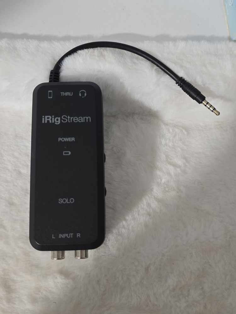 iRig Stream Audio Interface for iOS Android Mac PC Streaming Recording Free Ship