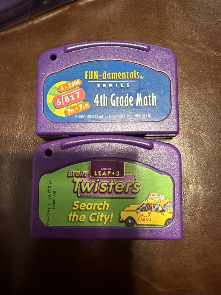 2 Leap Pad Cartridges