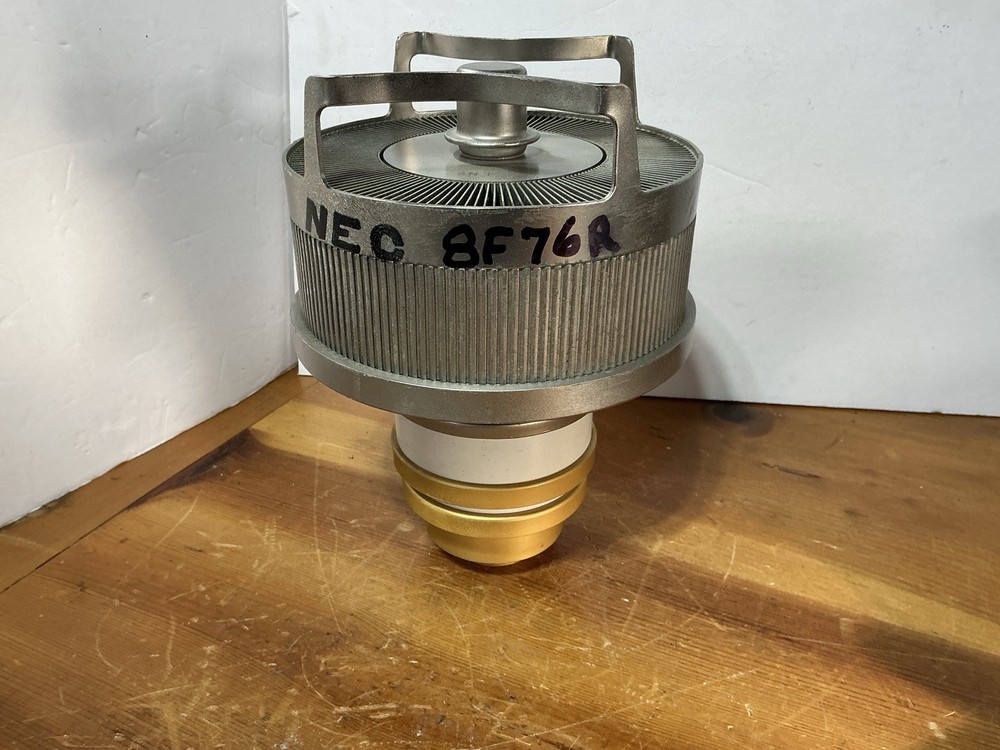 NEC 8F76R Super Power TETRODE 15kW Radio Station Transmitter Vintage Japan RARE