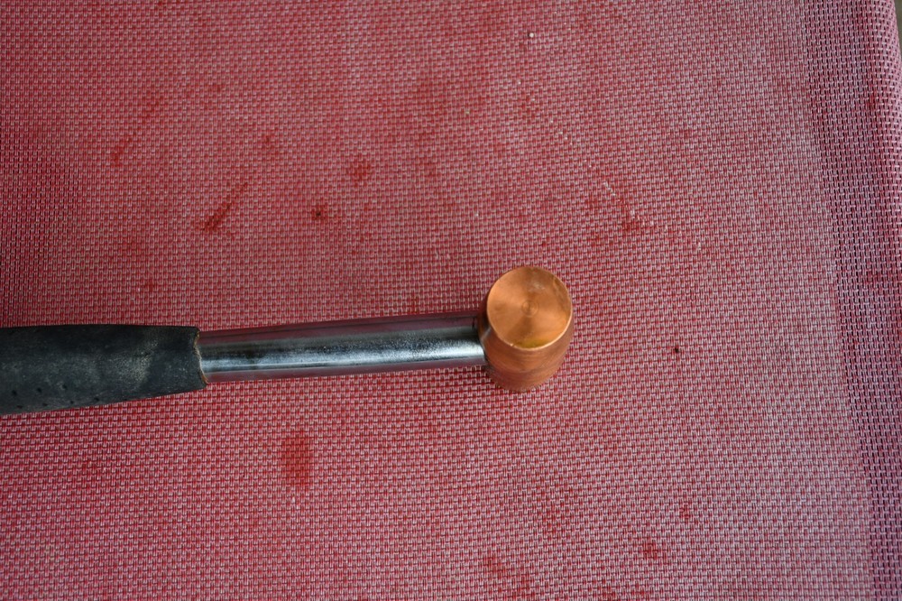 1 lb red brass hammer