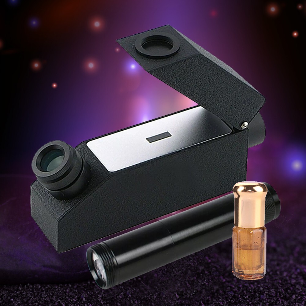 GemologicalGemstone Gem Refractometer Built-In Light 1.30-1.81RI for GIA testing