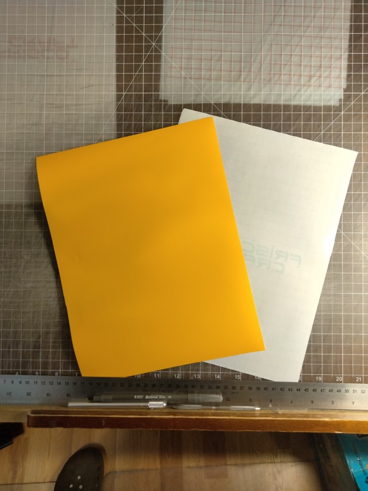BLANK High Bake Vinyl Sheet for Custom Stencils + Application Tape