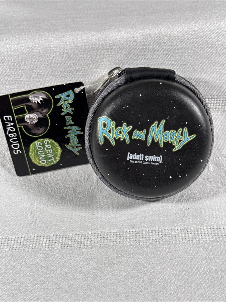 Rick and Morty Headphone with Zip Case