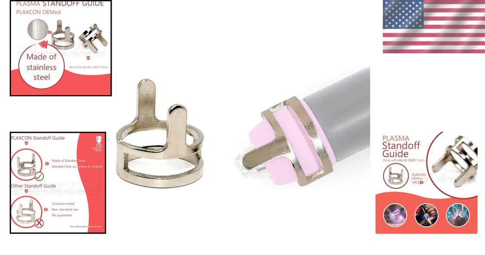 Precision Compact Standoff Guide for AG60 SG55 Plasma Torches - Easy Install