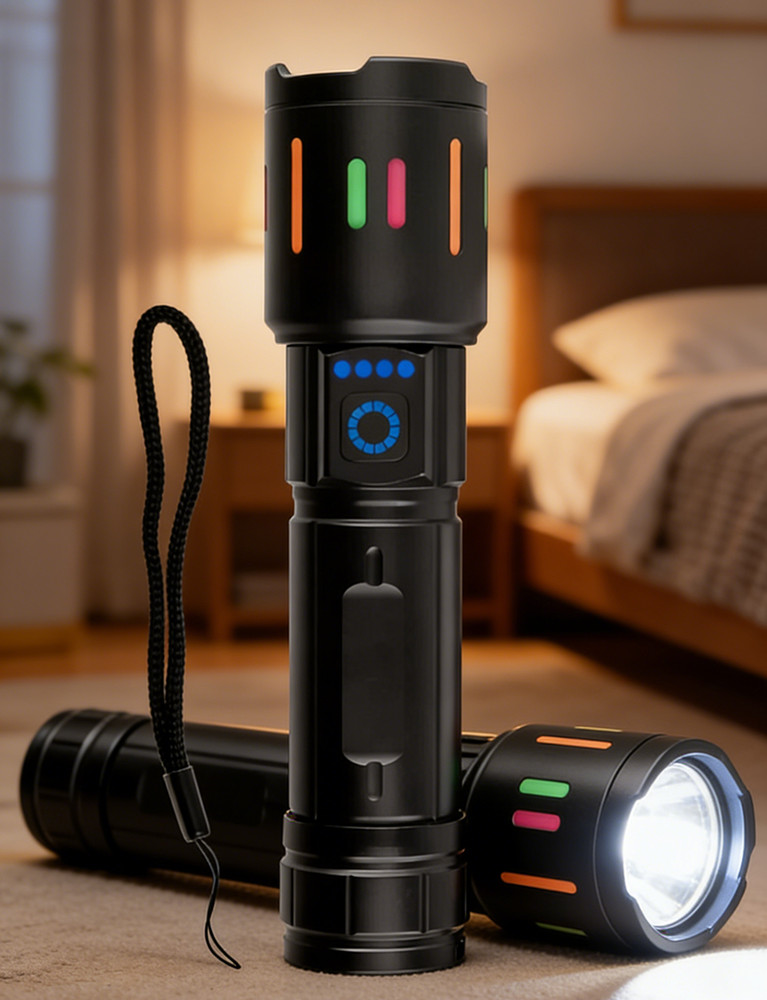 350000000 Lumen Super Bright LED Tactical Flashlight Rechargeable Work Light%#