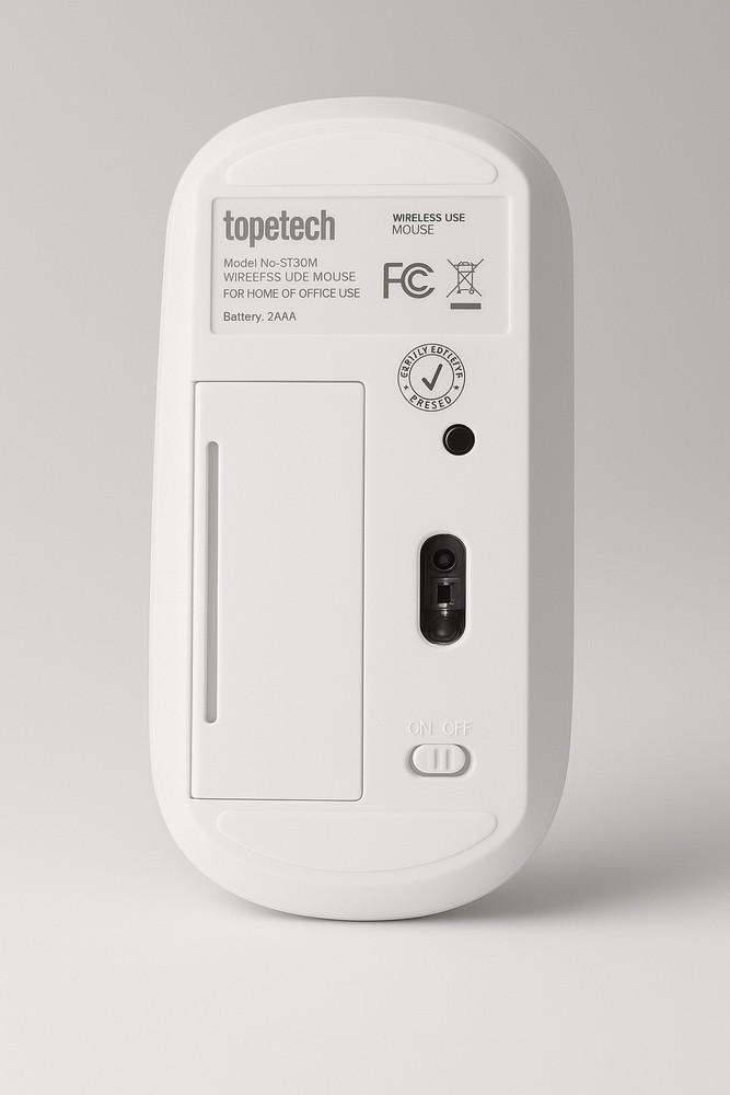 Wireless Mouse-Slim Battery Powered Bluetooth Mouse for iPad, Laptop Tablet,Pc