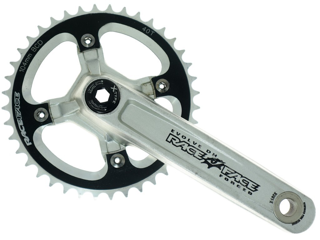 Race Face EVOLVE DH 9 Speed X-Type Single Crankset 40t w/BB 170mm Silver